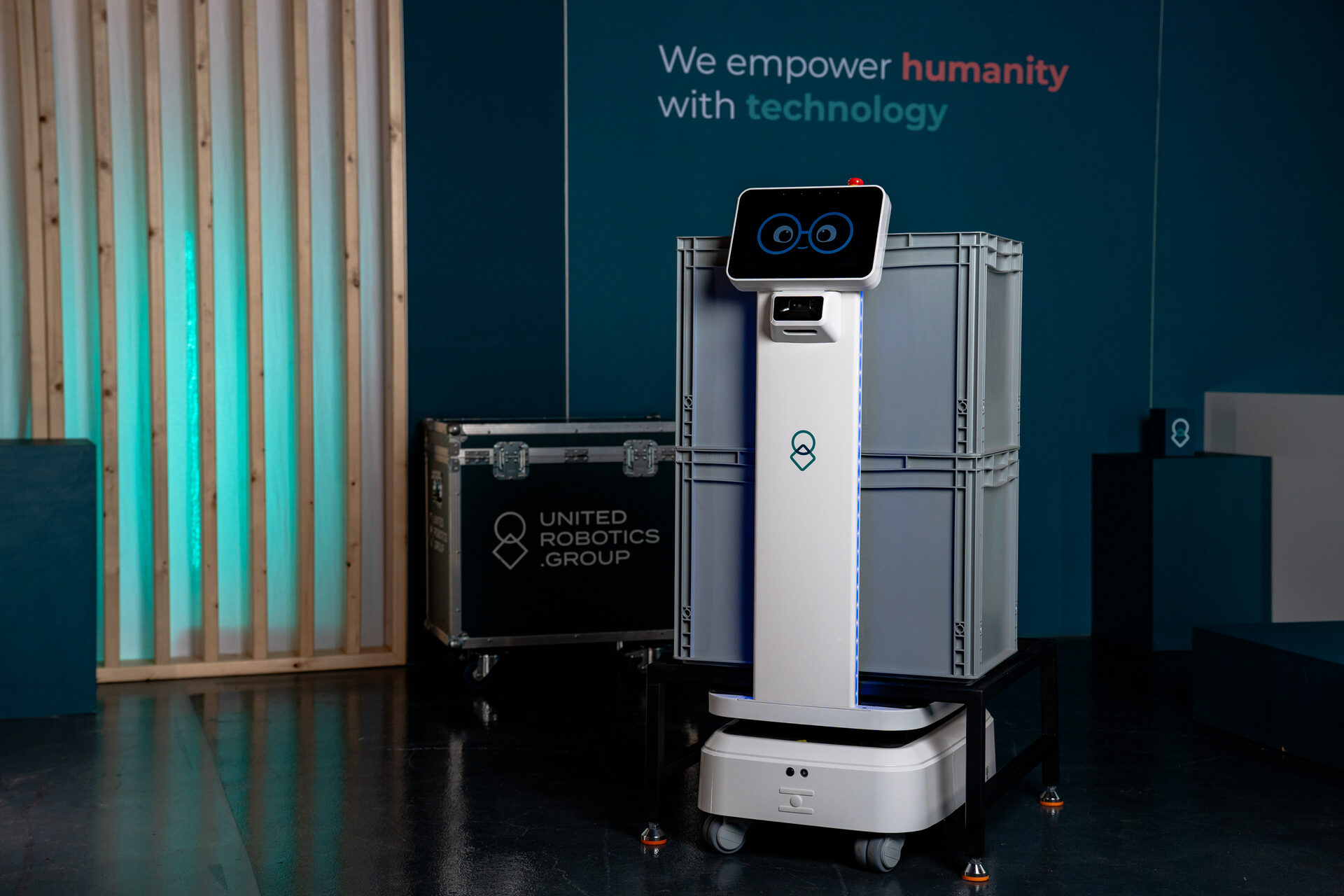 Service robot operating in a facility