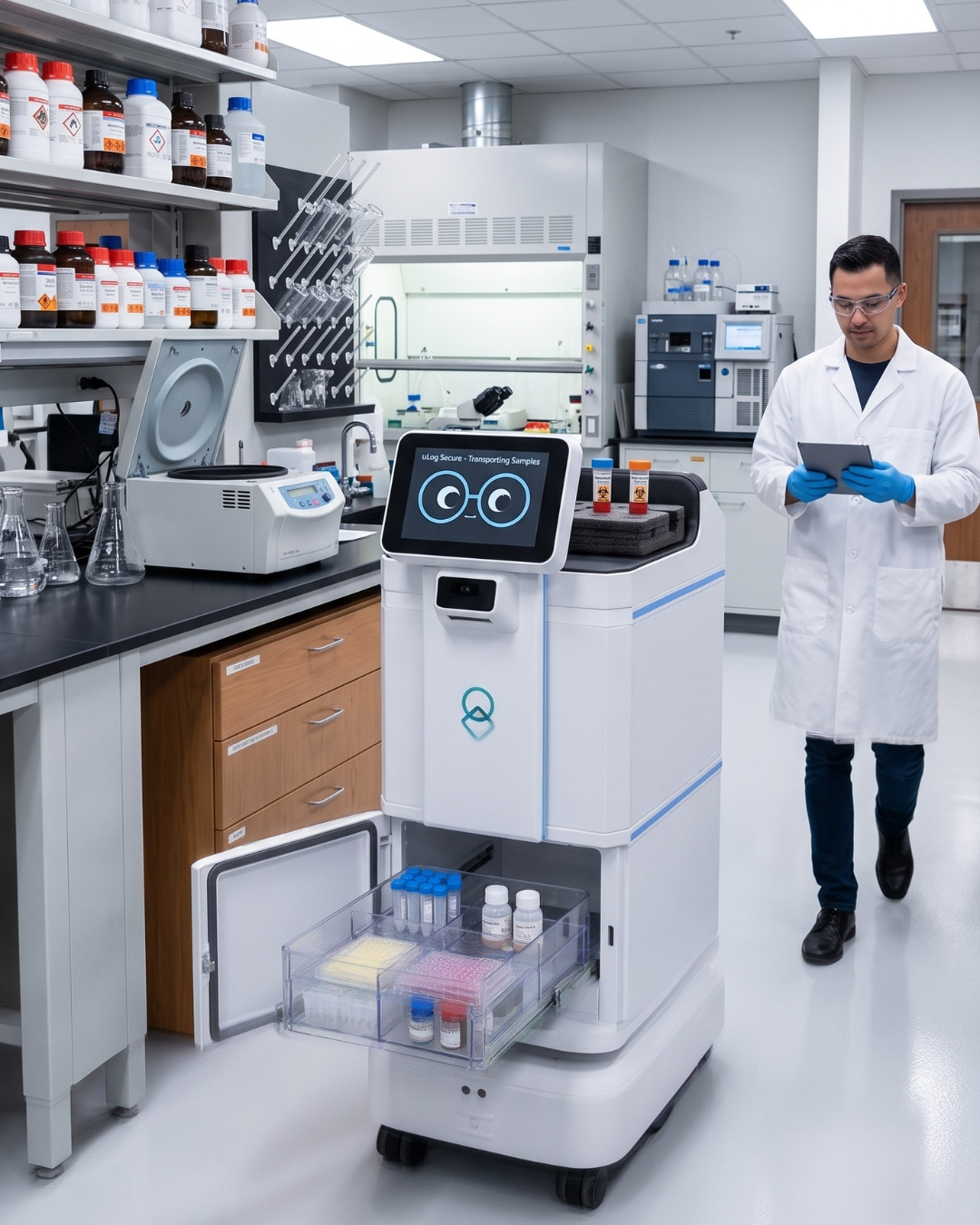uLog Locker in lab