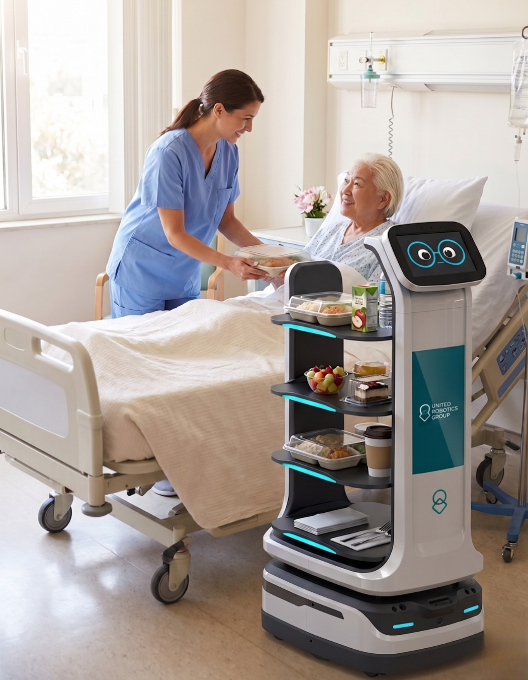 uServe with patients in healthcare setting